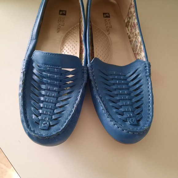 Vintage White Mountain Potluck Leather Slip On Loafers - Picture 5 of 14